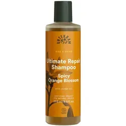 Urtekram Ultimate Repair Shampoo Spicy Orange Blossom 250 ml - Zertifiziertes Naturkosmetik Shampoo für strapaziertes Haar, angereichert mit Jojobaöl und Sheabutter für intensive Pflege und Schutz vor Spliss.