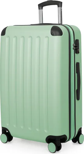 HAUPTSTADTKOFFER - SPREE Hartschalen-Trolley 65 cm - Koffer für Kurzurlaube mit 74 L Volumen, 4 leisen Doppel-Rollen und stabiler Hartschale aus ABS, ideal für stressfreies Reisen.