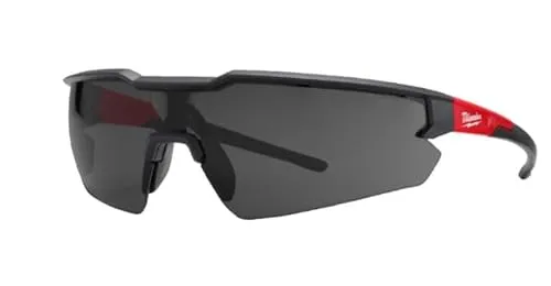 Milwauk Schutzbrille Rauchgrau 4932471882 rot 0