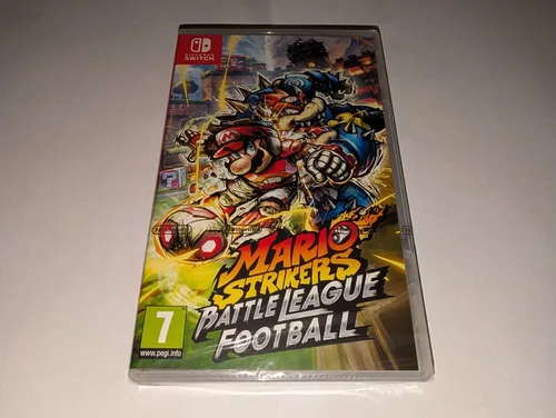Mario Strikers Battle League Football (NSW) - Actiongeladener Fußball-Spaß für Nintendo Switch: Erlebe 5-gegen-5-Matches mit Spezialschüssen und einem Online-Club-Modus für bis zu 20 Spieler!