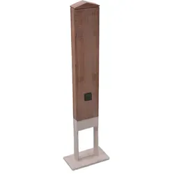 Azobé Standfuß universal mit 220V Steckdose - Praktischer Standfuß mit integrierter 220V Steckdose, ideal für vielseitige Anwendungen in Werkstatt und Zuhause.