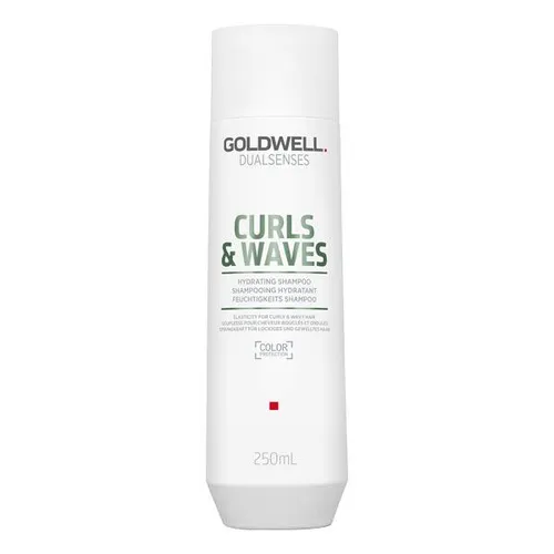 Goldwell Dualsenses Curls & Waves Shampoo 250 ml - Shampoo für lockiges und gewelltes Haar, spendet Feuchtigkeit und sorgt für definierte Sprungkraft. Mit FadeStopFormel gegen Farbverlust - sanfte Reinigung ohne Austrocknen.