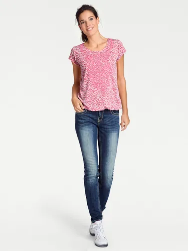 heine T-Shirt Kurzarmshirt, himbeere