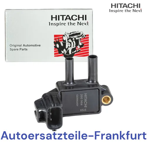 HITACHI Abgasdrucksensor für FORD - 2507414, 1786775, AG915H209BAA - Autoteile: Hochwertiger Abgasdrucksensor für Fahrzeuge mit Ruß-Partikelfilter, passend für verschiedene Ford-Modelle ab 2010, sorgt für optimale Motorleistung und Emissionskontrolle.