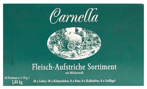 Carnella - Fleischaufstrich Portionen - Mix Sortiment - 60 x 24 g