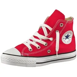 Converse Unisex Kinder Chuck Taylor All Star - Hi Sneaker, Rot Red, 35 EU - Sneaker mit High-Top-Design und weicher Schaumstoff-Einlegesohle für optimalen Tragekomfort. Ideal für aktive Kinder, die Stil und Bequemlichkeit suchen.