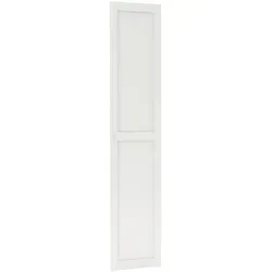 Tür 'UNIT' in Weiß für Schrankbauteile - Vielseitige weiße Tür für Ihren Kleiderschrank, ideal für verschiedene Wohnstile. Mit ca. 45,4 x 202,6 x 1,8 cm bietet sie eine praktische Lösung und kann flexibel montiert werden.