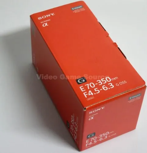 SONY SEL70350G - 70-350mm f 4.5-6.3 G-Lens, superschnelles Telezoomobjektiv mit optischer Bildstabilisierung für gestochen scharfe Aufnahmen
