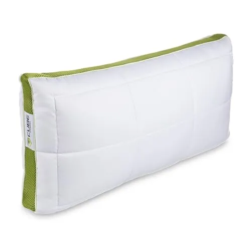 Vitapur Kopfkissen 40x80 Cube - Komfort mit Aloe Vera Infusion - Kissen mit Hybrid Memory Schaum, sorgt für maßgeschneiderten Schlafkomfort und bleibt fünfmal länger in Form. Atmungsaktiv für ein frisches Schlafklima.