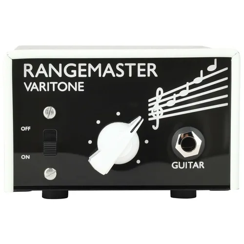 British Pedal Company Vintage Series Dallas Rangemaster Varitone Treble Booster - Leistungsstarker Treble Booster mit 11-stufigem Frequency Selector für perfekte Klanganpassung. Ideal für E-Gitarristen, die ihren Sound verfeinern möchten.