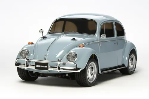 Tamiya Volkswagen Beetle / Käfer M-06 Kit mit Fahrtenregler #58572 - RC-Modell des klassischen Volkswagen Käfers, ideal für Bastler und Modellbau-Enthusiasten mit hochwertigem Fahrtenregler für optimale Performance.