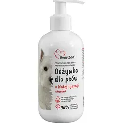Over Zoo Conditioner für weißes und helles Fell 240 ml - Hochwertiger Conditioner zur Pflege von weißem und hellem Fell, mit natürlichen Inhaltsstoffen für strahlenden Glanz und geschmeidige Textur.
