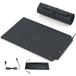 COSTWAY Elektrische Silikon Speisewärmer - Rollbare Wärmematte für optimale Temperatur - Halten Sie Ihre Speisen perfekt warm mit der rollbaren Silikon-Wärmematte. Mit 3 Heizstufen und sicherer Automatikabschaltung ist sie ideal für Buffets und Partys.