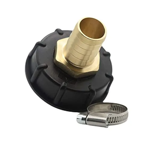 DS24 IBC Container Tank Zubehör Anschluss Adapter S60x6 - Ventile & Verbindungen - Hochwertiger Adapter mit Messing-Tülle für sichere Verbindungen und bis zu 10 bar Betriebsdruck.