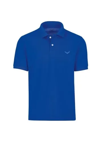 TRIGEMA Poloshirt DELUXE Piqué Damen - Blau (Royal) - Hochwertiges Damen Poloshirt aus 100% Baumwolle, bietet hohen Tragekomfort und ist ideal für Beruf, Freizeit oder Golf. Made in Germany mit dem Nachhaltigkeitssiegel Grüner Knopf.