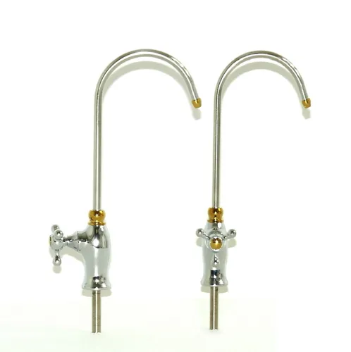 Küchen Dreh-Wasserhahn chrom Armatur f. Umkehr Osmose Anlage Wasserfilter nr07