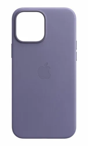 Apple Leder Case mit MagSafe für iPhone 13 Pro Max - Wisteria - Handyhüllen aus hochwertigem Leder, das sich weich anfühlt und mit der Zeit eine natürliche Patina entwickelt. Perfekte Passform mit integrierten Magneten für schnelles kabelloses Laden.