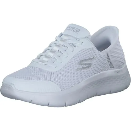 Skechers Slip-Ins Sneaker GO WALK FLEX GRAND ENTRY - Weiß 42 EU - Sneaker in Größe 42, ideal für Komfort und Bequemlichkeit, mit flexibler Sohle für ein leichtes Laufgefühl.