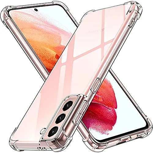 CoolGadget Rugged Handyhülle für Samsung Galaxy S22 Rugged Case, stoßdämpfende TPU Hülle Transparent Klar, kompatibel mit Samsung Galaxy S22 (6,1 Zoll)