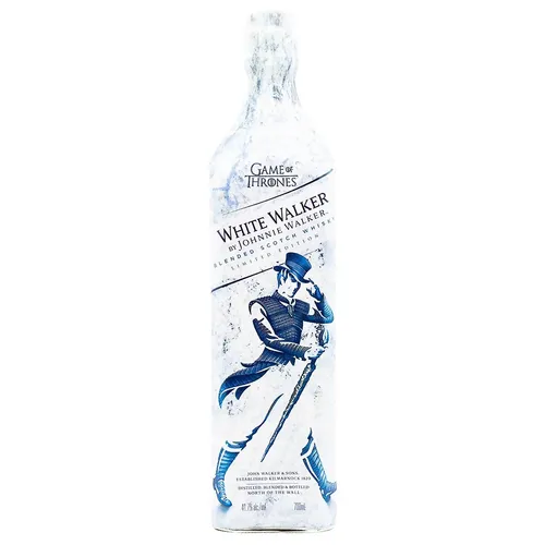 Johnnie Walker White Walker Whisky – Game of Thrones, 41,7% Vol. 0,7L - Whisky aus Schottland, inspiriert von Game of Thrones, perfekt für Sammler und Fans der Serie.
