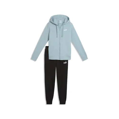 PUMA Damen Anzug Hooded Sweat Suit TR cl - Stylischer Trainingsanzug mit Kapuze, ideal für Komfort und Bewegung. Das lockere Design sorgt für einen sportlichen Look, perfekt für aktive Tage oder entspannte Momente.
