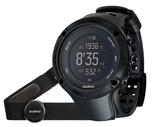 Suunto Ambit3 Peak mit Brustgurt, Schwarz, SS020674000