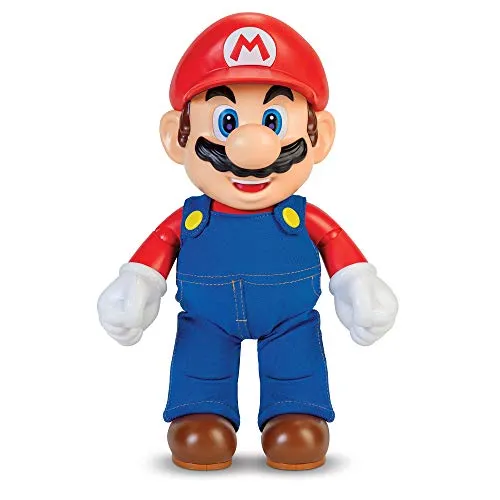 SUPER MARIO Ist Es A Me, Mario! Sprechen Figur - Action- & Spielfiguren, 30,5 cm große Figur mit über 30 Sätzen und Geräuschen, perfekt für Fans von Super Mario und Sammler.