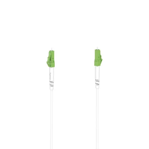 Hama 15m Glasfaser-Netzwerkkabel mit LC/APC-Steckern - Kabel & Adapter, 10 Gbit/s Übertragungsgeschwindigkeit und halogenfrei für umweltfreundliche Netzwerkinstallationen.