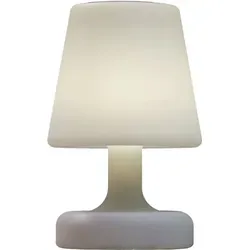 LED Solar-Tischleuchte 25x16cm mit 4 Dioden - Hochwertige Lampe für Balkon, Terrasse oder Garten, mit 2 Helligkeitsstufen und langer Brenndauer von 6-8 Stunden. Energieeffizient durch integrierten Akku und Solarpanel.