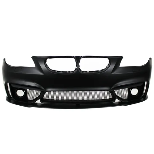 Front Stoßstange für BMW 5er E60 Limo E61 Touring mit SRA+PDC - Hochwertige Stoßstange aus Polypropylen für individuelles Tuning. Ideal für BMW 5er E60/E61 mit ABE, sorgt für einen sportlichen Look und optimale Sicherheit.