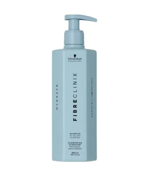 Schwarzkopf Professional Fibre Clinix Hydrate Shampoo 300 ml - Feuchtigkeitsspendendes Shampoo für trockenes Haar, stärkt mit BONDXTEND Technologie und sorgt für 3x mehr Elastizität. Gleicht den Feuchtigkeitsgehalt aus und verleiht Geschmeidigkeit und Glanz.