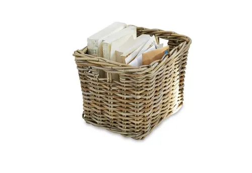 Loberon Korb Eastport – Handgeflochten aus Rattan - Nachhaltig produzierter Aufbewahrungskorb aus echtem Rattan, ideal für die Ordnungshelfer in Ihrem Zuhause. Langlebig und charmant für jeden Raum.