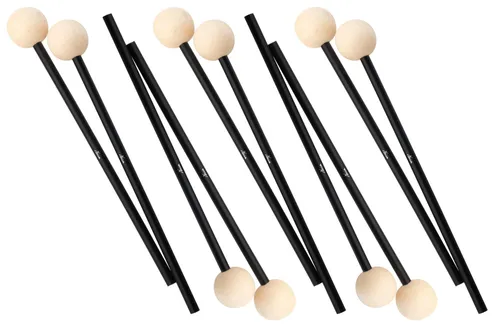 XDrum MM3 Xylophon- Vibraphonschlägel Holz 5 Paar - Schlägel für Orchester, 5 Paar hochwertige Holzschlägel mit optimaler Balance für präzisen Klang und Spielkomfort.