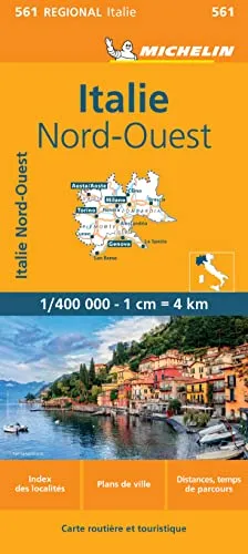 Italy North West (561): Wegenkaart Schaal 1 : 400.000 (Regionale kaarten Michelin, Band 561)