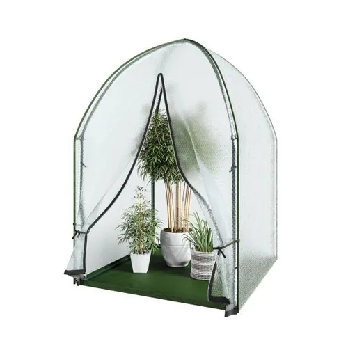 Bio Green Überwinterungszelt ICEDOME | 3-lagige UV-beständige Folie - Gartengewächshäuser mit optimalem Schutz vor Winterwetter. Das Icedome bietet langlebigen Schutz für Ihre Pflanzen mit lichtdurchlässiger Folie und robustem Rahmengestell.