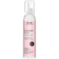 basler Locken Stylingschaum forte 150 ml - Aerosoldose für lebendige Locken und Wellen. Mit Bambus-Extrakt für elastischen Halt und Fülle. Ideal zur Auffrischung und Pflege von lockigem Haar. Unterstützt die Haarstruktur und verleiht natürlichen Glanz.