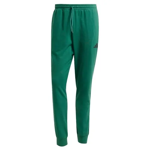 ADIDAS Herren Hose Essentials Feel Cozy French Terry - Bequeme Hosen für Herren aus weichem French Terry, ideal zum Entspannen oder für Kaffee-Runs. Nachhaltig aus 70% recycelten Materialien gefertigt.