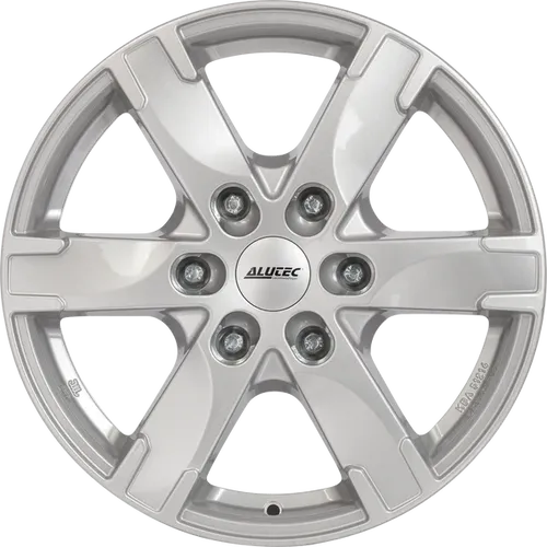 Alutec Titan Polar-Silber 7x16" ET45 Alufelgen - Hochwertige 6-Speichen Alufelgen in Polar Silber, ideal für stilvolle Fahrzeugveredelung. Maximale Traglast von 900 kg, perfekte Passform mit ET45 für optimale Fahrstabilität.