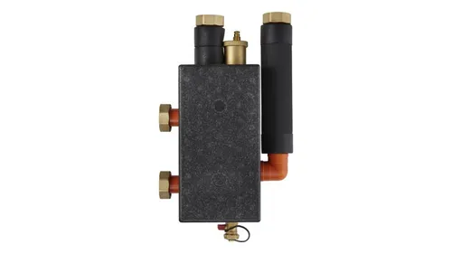 Stiebel Eltron WPHW 25 Hydraulische Weiche - Steckdosen- & Schalterteile, ideal für den Anschluss von Wärmepumpen mit einem effizienten Rohrbausatz für zuverlässige hydraulische Verbindungen.