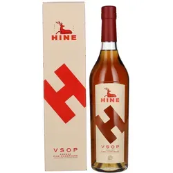 H by Hine VSOP Fine Champagne Cognac 40% Vol. 0,7l Geschenkbox - H by Hine VSOP Cognac in limitierter Geschenkbox, meisterhaft aus der Grande Champagne-Region. Genießen Sie die raffinierte Komplexität und das elegante Design, ideal als Geschenk oder für besondere Anlässe.