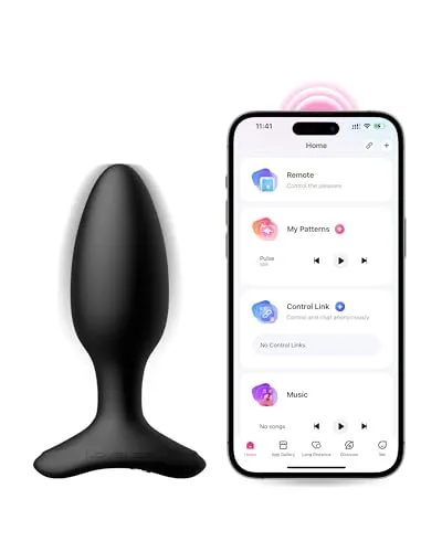 LOVENSE Hush 2 Bluetooth Vibrating Butt Plug – Anal Plugs mit APP Steuerung - Erleben Sie diskreten Genuss mit dem Hush 2. Der wasserdichte Analplug bietet benutzerdefinierte Vibrationen über eine stabile App-Steuerung für unvergessliche Momente allein oder zu zweit.