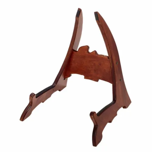 Ortega Guitars Wood Guitar Stand – Robuster Gitarrenständer für Akustik und E-Gitarren - Ständer für einzelne Gitarren & Bässe – Der Ortega Gitarrenständer bietet sicheren Halt mit Anti-Rutsch Polsterung und ist schnell aufgebaut, ideal für Zuhause oder das Büro.
