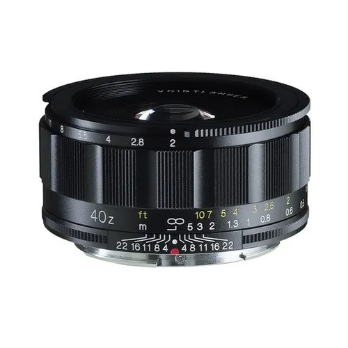 Voigtländer 40/2.0 Septon asph. schwarz für Nikon Z-Mount - Hochwertiges Kamera-Objektiv mit asphärischer Linse für brillante Bildqualität und kreative Fotografie. Ideal für anspruchsvolle Aufnahmen.