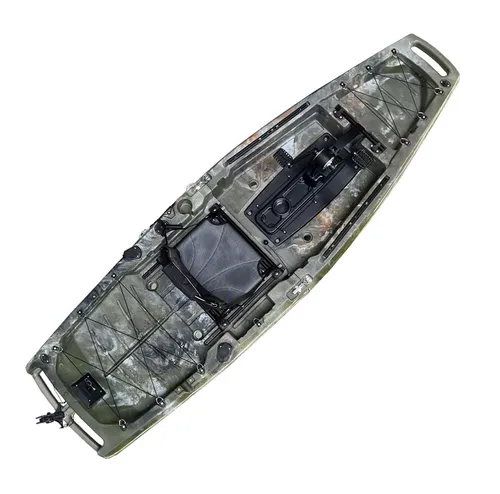 Kaitts Snapper Solo Angelkajak - Modulares Einerkajak in Grau - Touring-Kajaks mit innovativem, modularem Design für individuelle Anpassung und einfache Handhabung beim Angeln auf Gewässern.