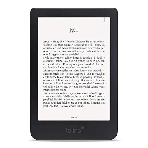 Tolino Shine 3 E-Book-Reader 8 GB - E-Book-Reader mit 6 Zoll E Ink Carta Display, ideal für stundenlanges Lesen ohne Augenbelastung und mit WLAN für einfachen Zugriff auf Ihre eBooks.