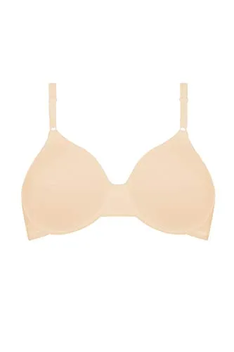 Triumph Micro Fun W Damen Unterwäsche, Nude Beige, 90D - Funktionsunterwäsche aus weichem Material, bietet optimalen Komfort und perfekte Passform für den ganzen Tag.