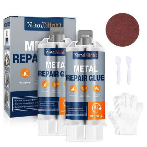 Metallkleber Extra Stark 160g | Flüssigmetall Hitzebeständig -40°C bis +300°C...