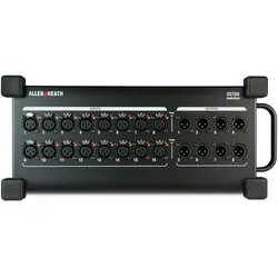 Allen & Heath DX 168 Stagebox - 96 kHz Expander für SQ-Serie - Mischpulte: Tragbarer DX-Expander mit 16 XLR-Eingängen und 8 Ausgängen, ideal für Flexibilität und hohe Audioqualität bei Live-Events.
