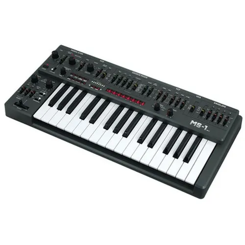 Behringer MS-1 MK II Grey - Analog Synthesizer - Synthesizer mit kraftvollem analogen Klang, ideal für Musikproduzenten und Live-Performances.