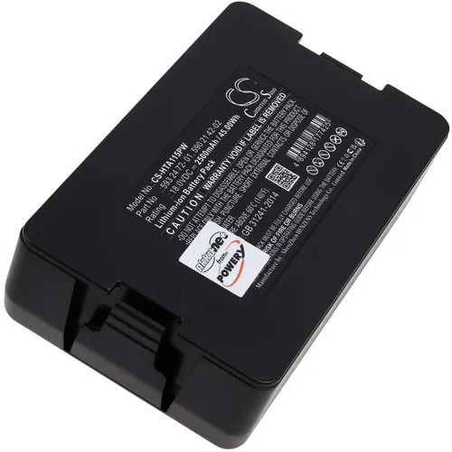 Akku für Husqvarna Automower 115H, 18V, Li-Ion - Hochwertiger Ersatzakku für Husqvarna Automower 115H, 2600mAh/47Wh. Ideal für den Austausch oder als zusätzlicher Akku. Hohe Sicherheit durch geprüfte Qualitäts-Markenzellen für lange Lebensdauer.